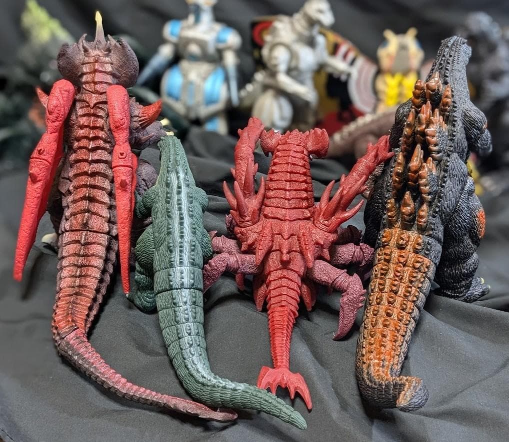 ゴジラ平成ＶＳシリーズ（バンダイ）ソフビフィギュアコンプリート20体セット