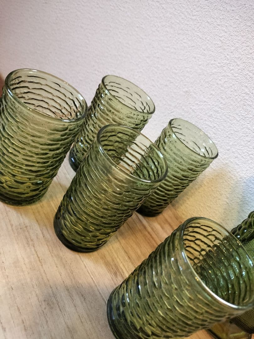 希少★Anchor Hockingアンカーホッキング★ビンテージピッチャーセット