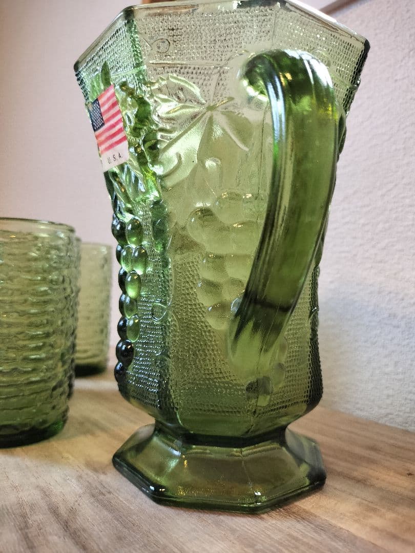 希少★Anchor Hockingアンカーホッキング★ビンテージピッチャーセット