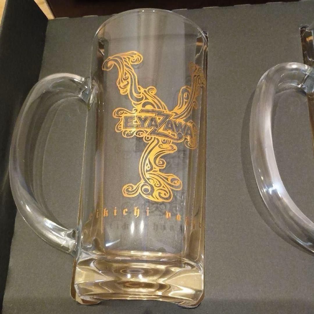 矢沢永吉★ビアジョッキ★ゴールド&シルバー★2個セット★新品未開封品