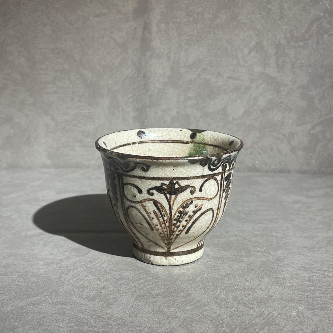 江戸時代後期 絵瀬戸向付 復興織部 再興織部 鉄絵向付 瀬戸焼 美濃焼 古瀬戸