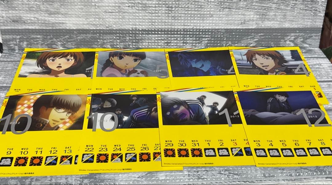 ペルソナ4 週めくりカレンダー　2012