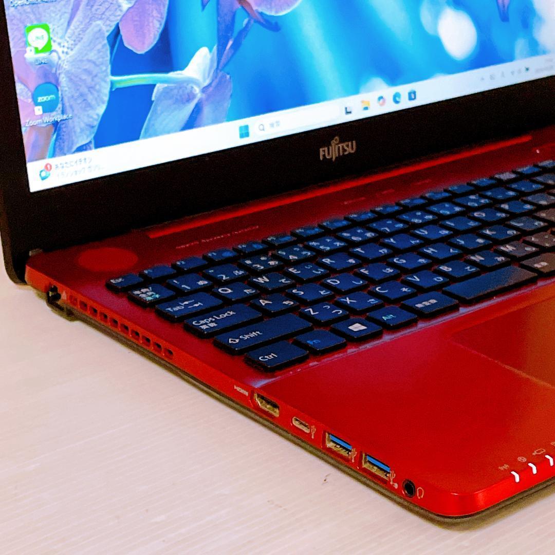 Windows11 富士通 ノートパソコン YouTubeに最適 ノートPC