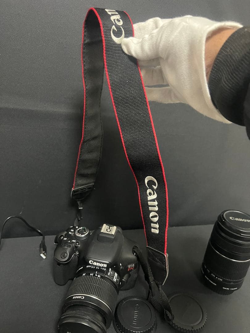 Canon Kiss X5 ダブルズームセット 動作確認済 SDカード付き