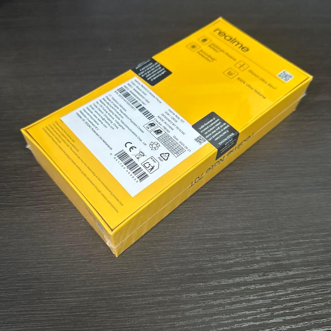 realme Note 70T 4Gスマートフォン 4+128GB