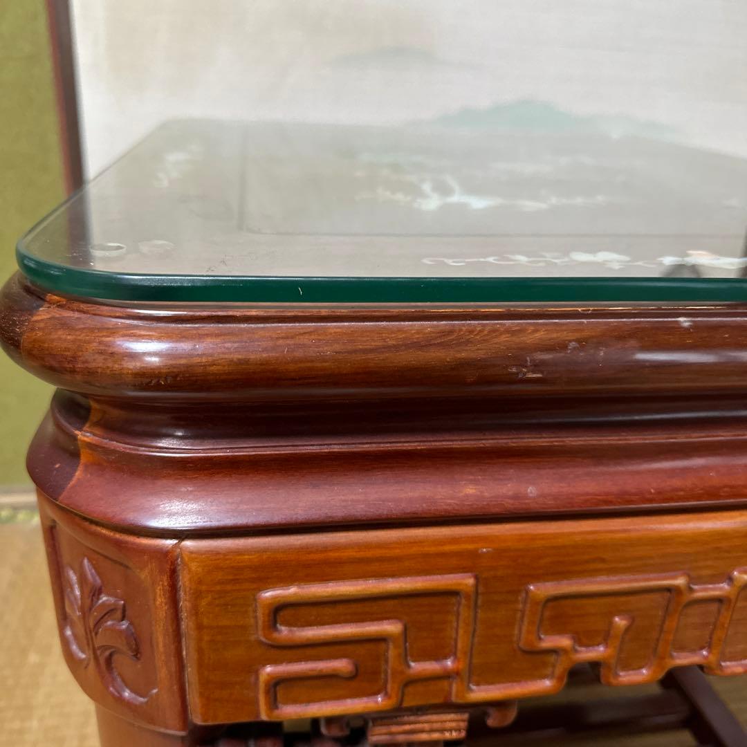 ⭕️最終価格　即日発送可　骨董品　螺鈿家具　ラデンテーブル