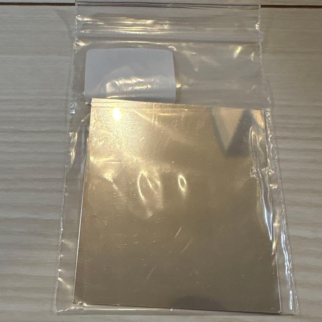 S&F（シーフォース）950銀板 地金 60×70 厚0.3