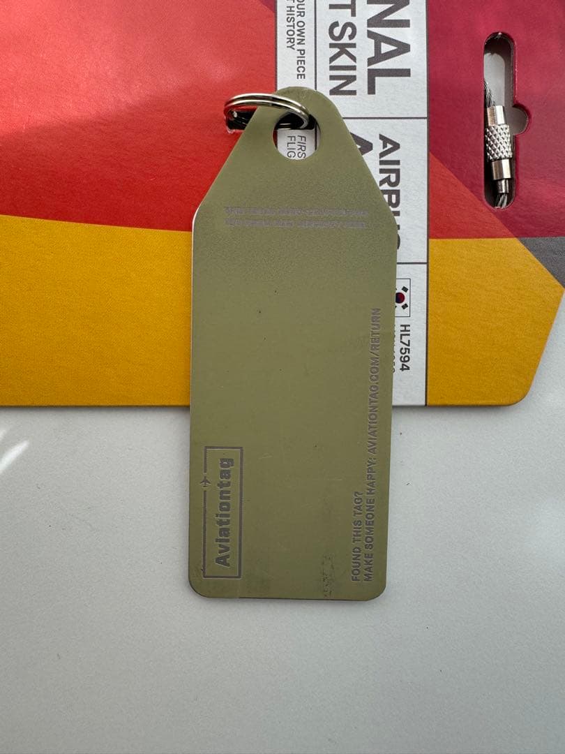 Asiana Aviationtag 3色 A321-100 HL7594