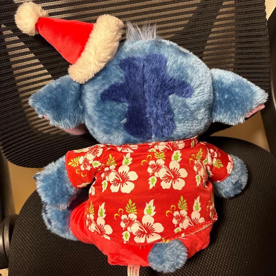 【レア】スティッチ winter ぬいぐるみ クリスマス サンタ帽子 ハワイ