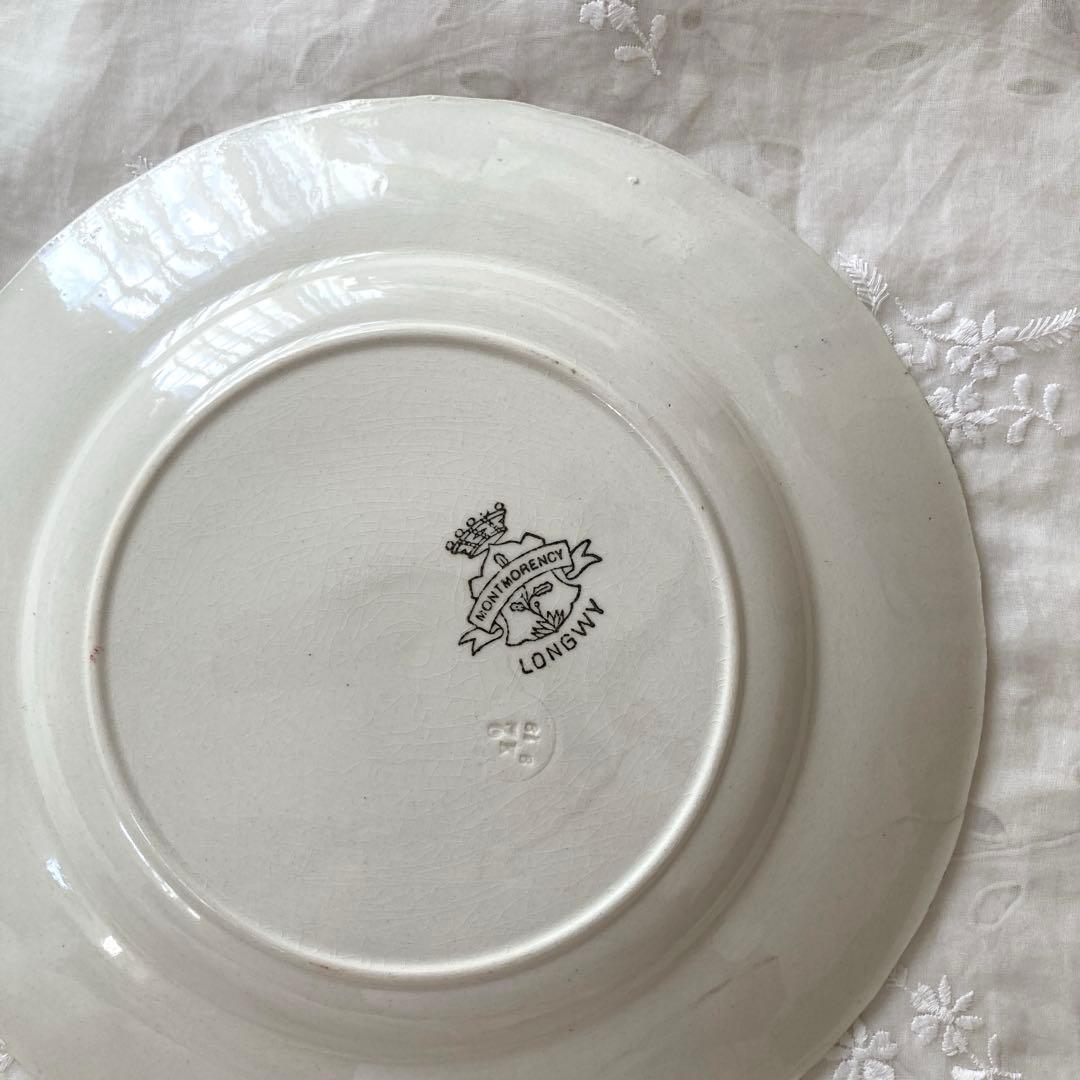 ♪フランスアンティーク ロンウィ プレート さくらんぼ モンモランシー 平皿