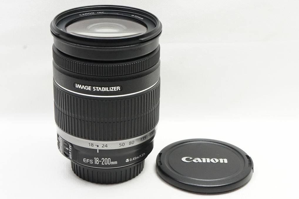 超美品　手ぶれ補正とオートフォーカス　CANON EFS 18-200mm IS