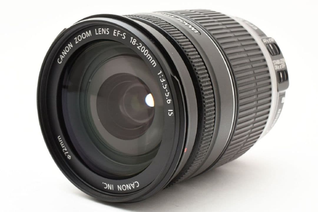 超美品　手ぶれ補正とオートフォーカス　CANON EFS 18-200mm IS