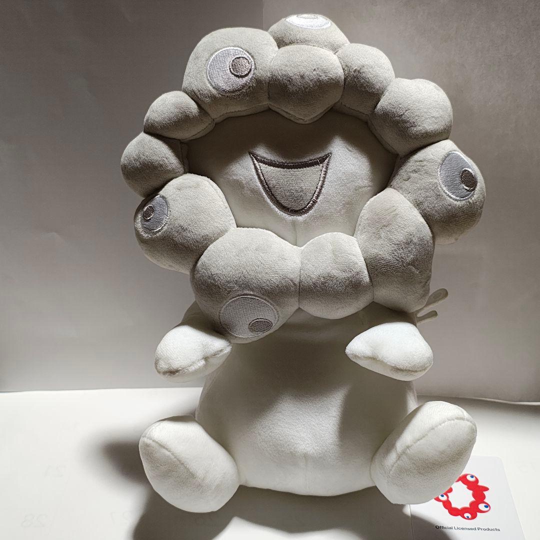 （週末特価） 白ミャクミャク お手玉風 ぬいぐるみ M