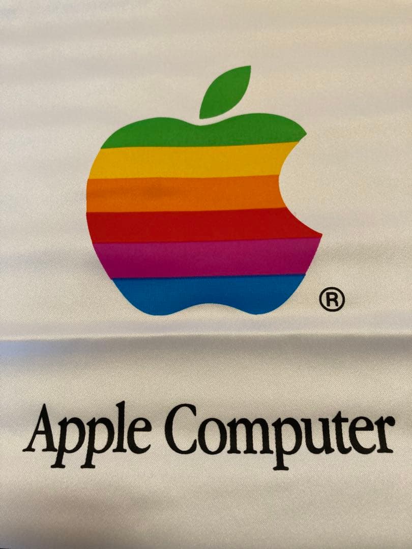 【非売品 激レア！】 Apple レインボー ロゴ タペストリー アップル