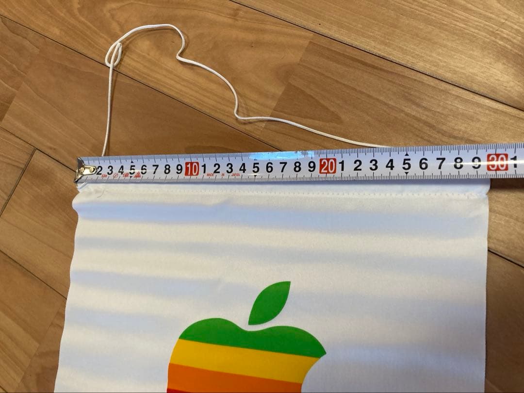 【非売品 激レア！】 Apple レインボー ロゴ タペストリー アップル