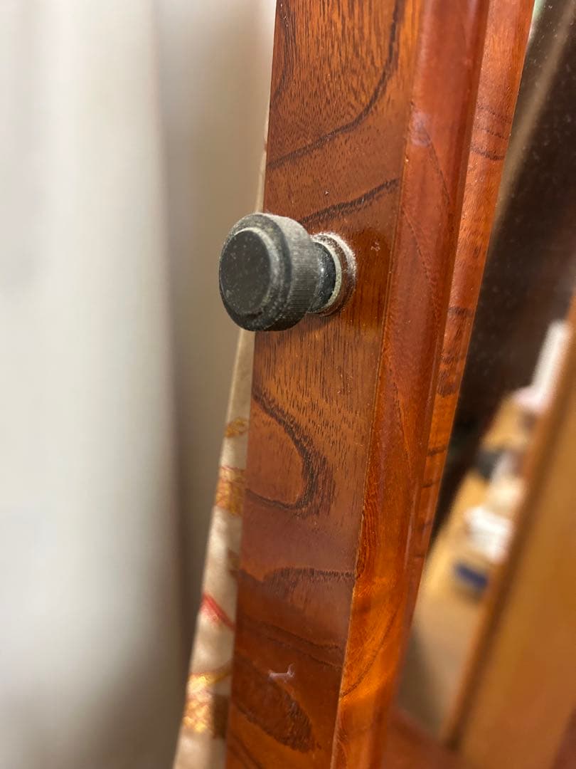 昭和レトロ　和製木製ドレッサー・鏡台 5引き出し付き　和箪笥