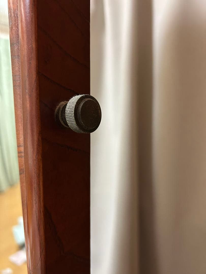 昭和レトロ　和製木製ドレッサー・鏡台 5引き出し付き　和箪笥