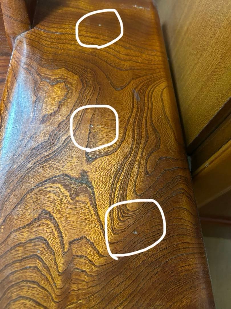 昭和レトロ　和製木製ドレッサー・鏡台 5引き出し付き　和箪笥