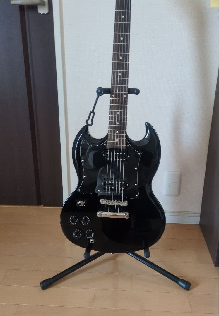 Epiphone SG ブラックエレキギター　レフティ　左利き用