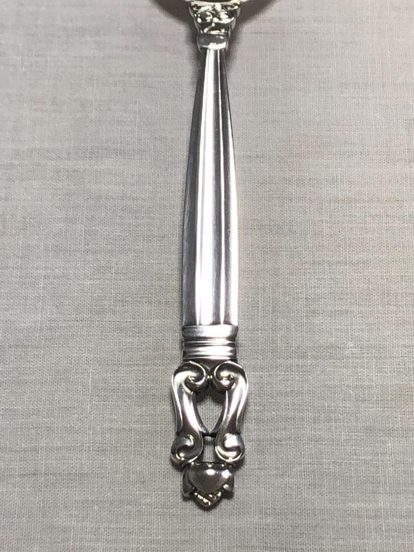 美品 ジョージジェンセン ACORN ディナースプーン STERLING ①