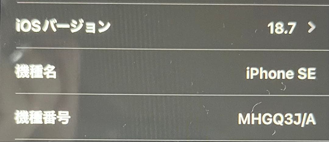 iPhone SE 64GB ホワイト 美品