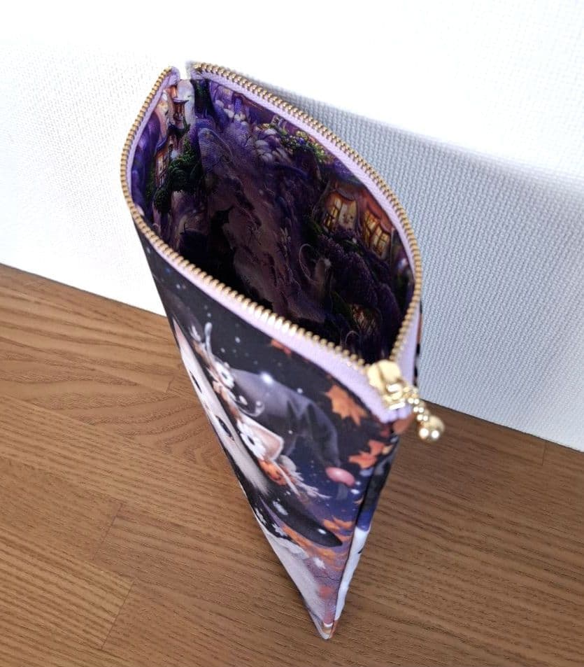 チロスケ様　ご依頼品　 　猫ちゃんパネル生地　トートバッグ　ポーチ