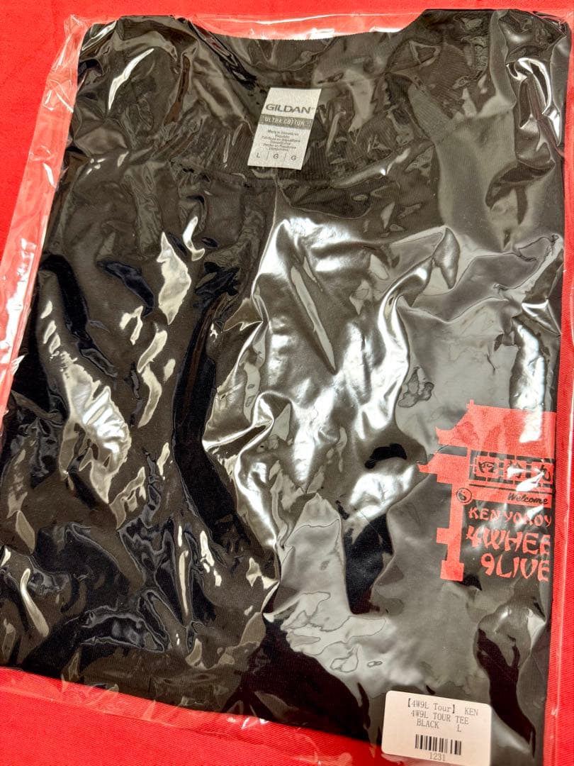 新品 KEN YOKOYAMA横山 健『4W9L』Ｔシャツ黒L ハイスタンダード