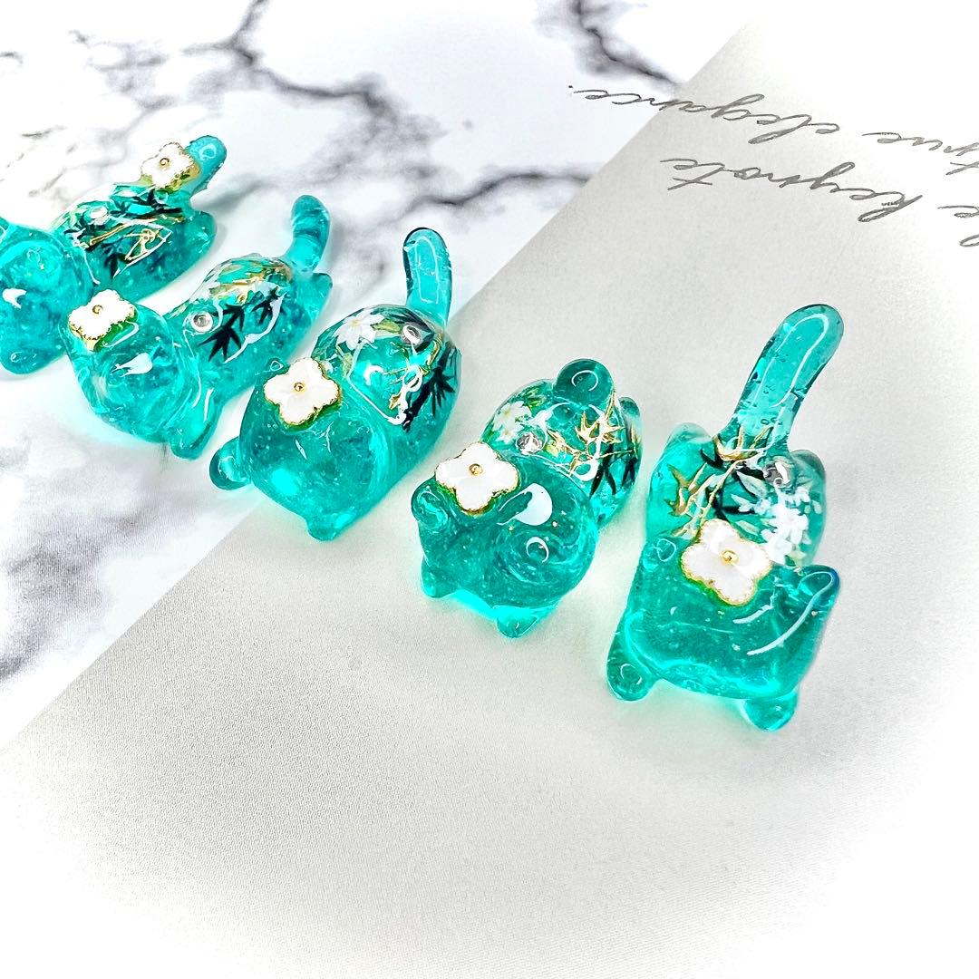 竹林　和花　猫　5個セット