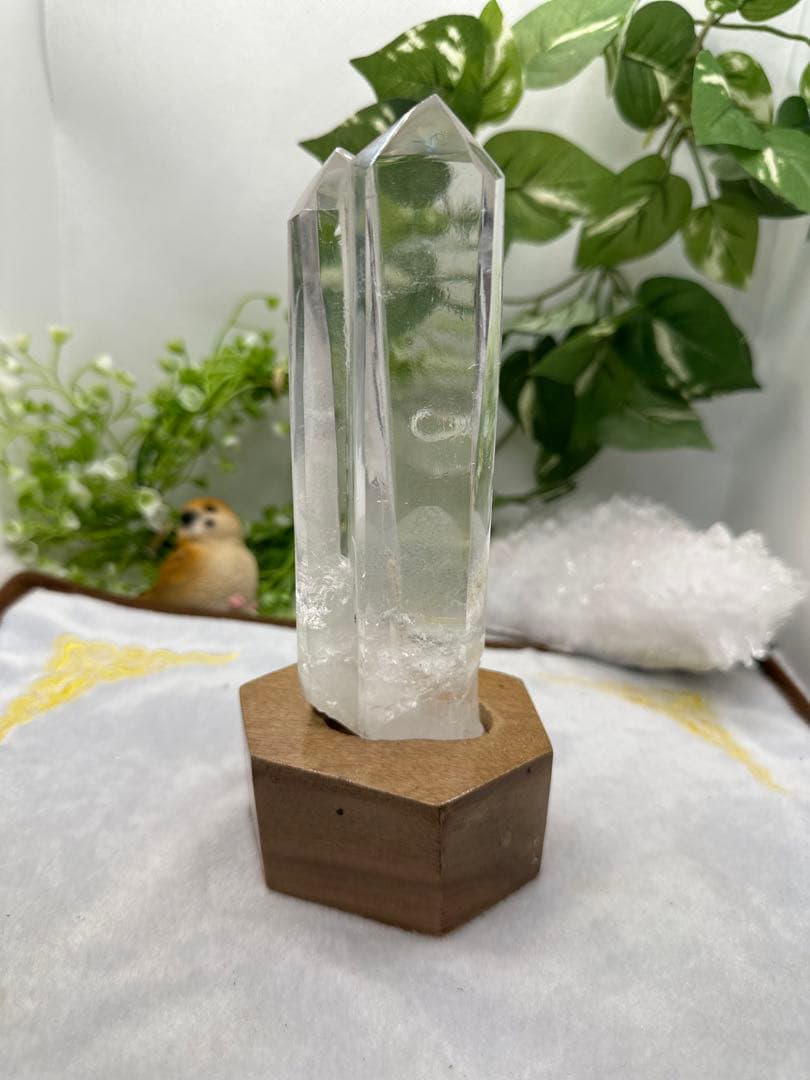 水晶ダブルポイント♡♡透明感抜群!!No.205