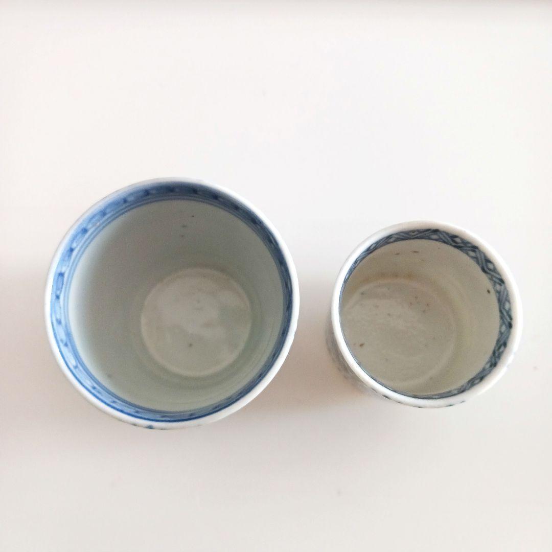 古伊万里　蛸唐草セット