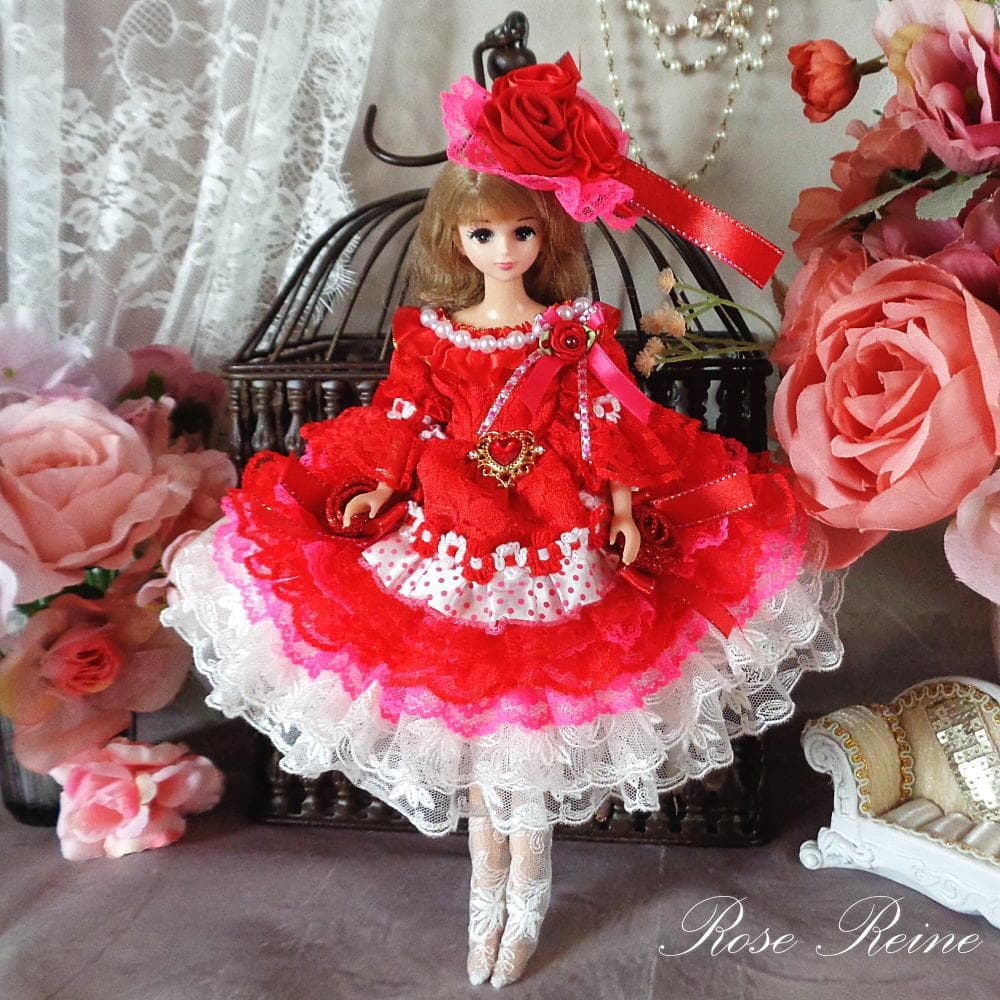 春祭セール！ロリータロマンス 苺の妖精 キュートで愛らしいフリルドールドレス