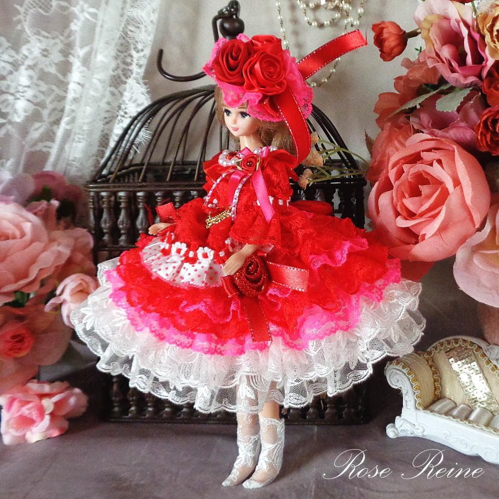 春祭セール！ロリータロマンス 苺の妖精 キュートで愛らしいフリルドールドレス