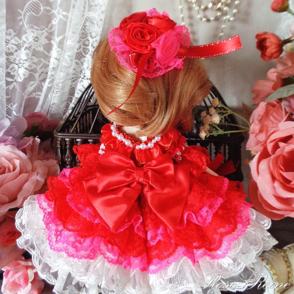 春祭セール！ロリータロマンス 苺の妖精 キュートで愛らしいフリルドールドレス