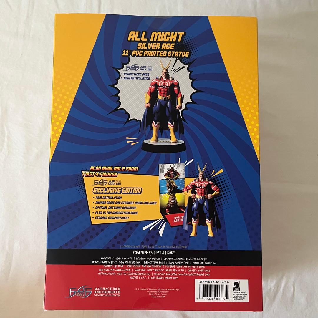 僕のヒーローアカデミア オールマイト フィギュア 海外製 シルバーエイジ