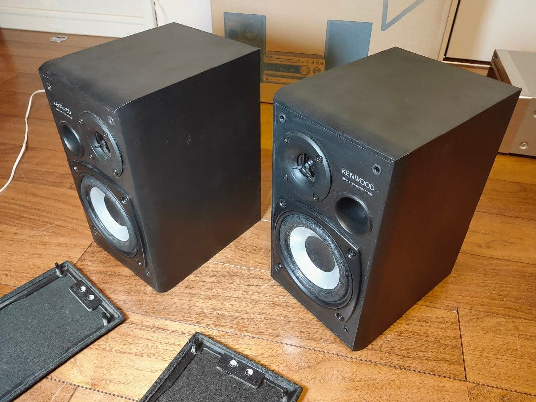 元箱入り完動品 KENWOOD UD-E77WSD-B ミニコンポ リモコン付