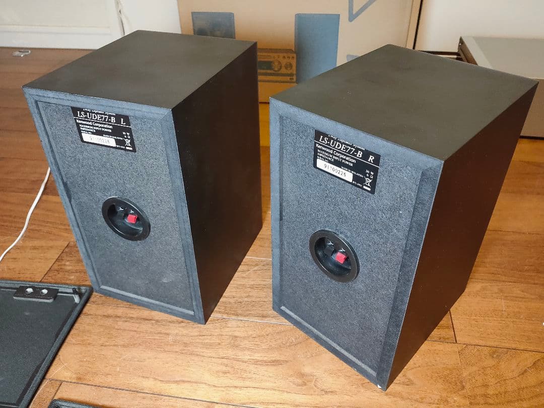 元箱入り完動品 KENWOOD UD-E77WSD-B ミニコンポ リモコン付