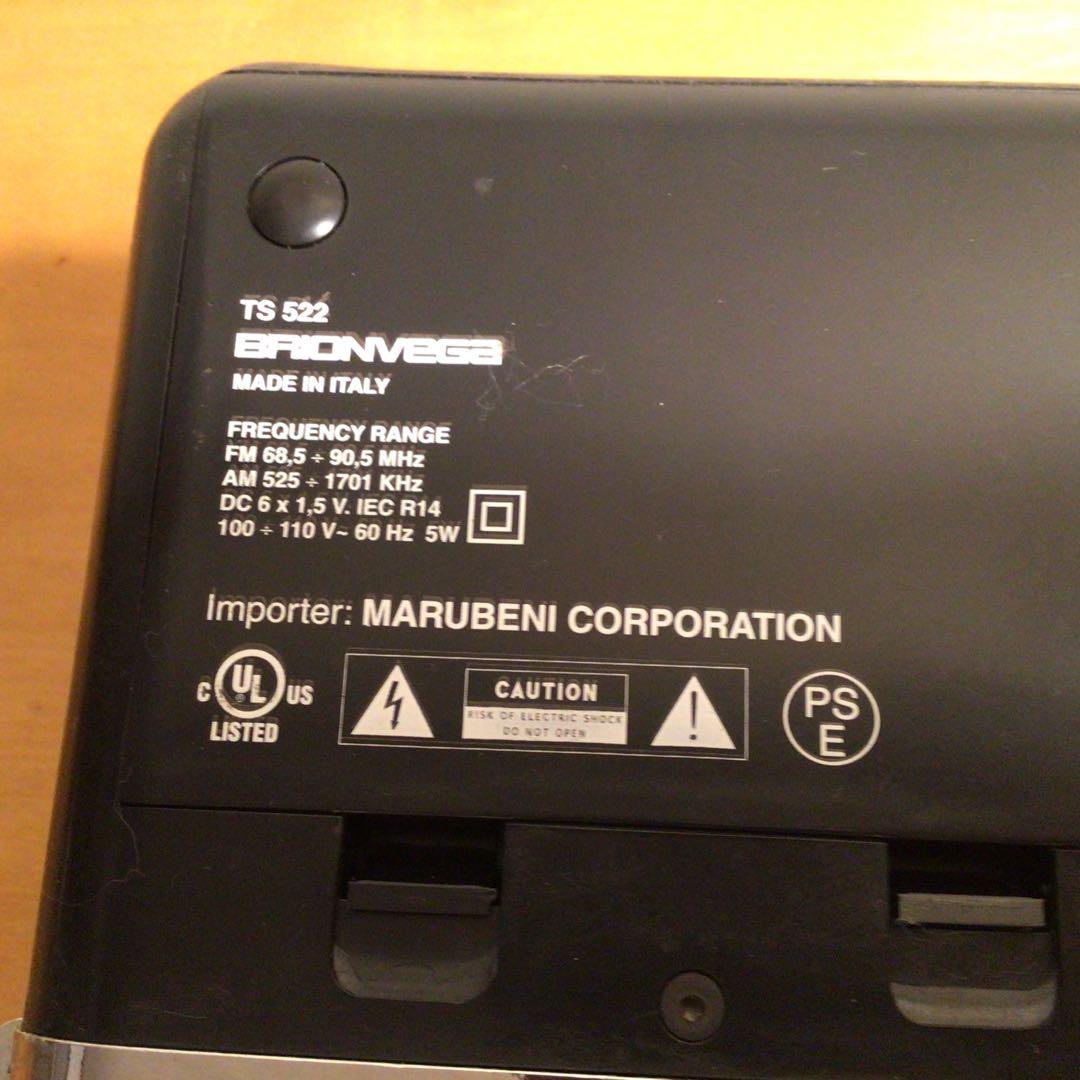 BRIONVEGA ブリオンベガ　キューブラジオ