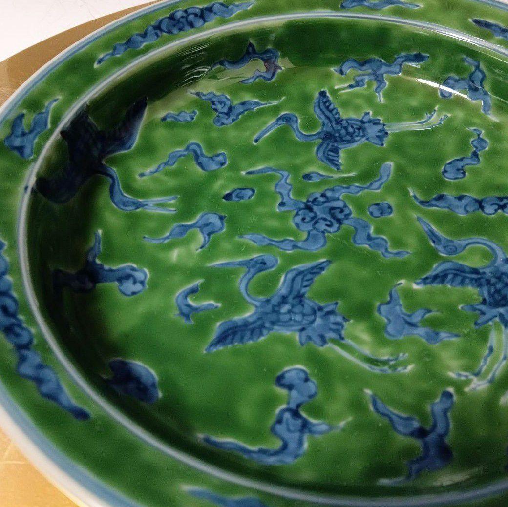 ☆117 有田焼 鴻鳥大皿