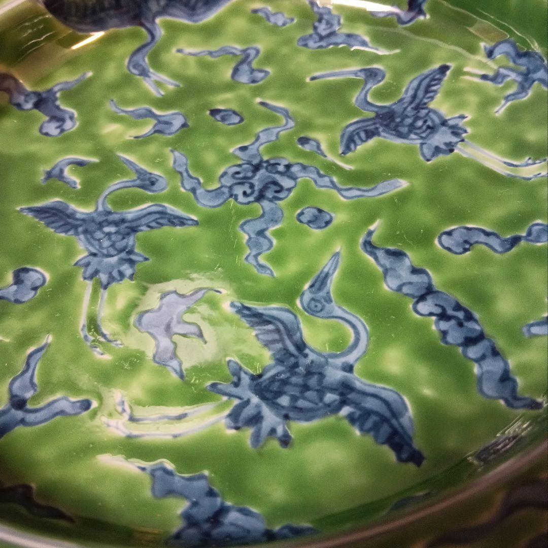 ☆117 有田焼 鴻鳥大皿