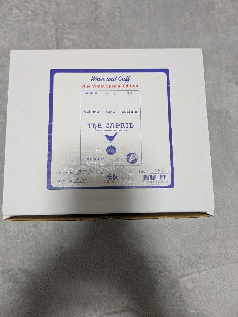 ギター Wren and Cuff THE CAPRID Blue Violet