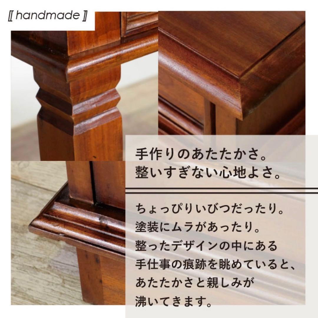 A 新品 アジアン デスク アンティーク カントリー 書斎 カフェ 机 テーブル