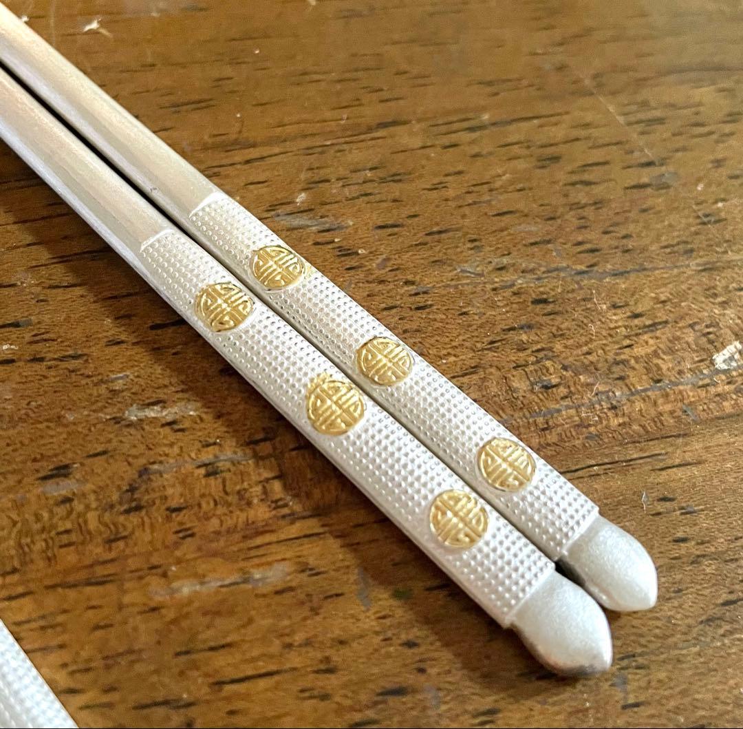 ◉新品未開封品◉ 韓国製 銀製スプーン&箸 ペアセット AG999