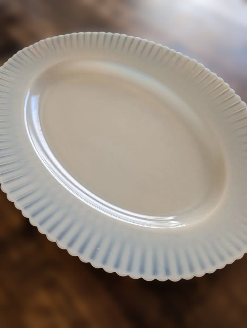 [美品]マクベスエバンス　ペタルウェア オーバル皿 ヴィンテージ