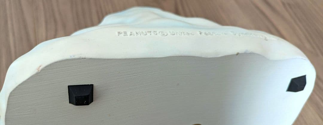 レア☆ SNOOPY スヌーピー クリスマスプレート 2001年　飾り台付