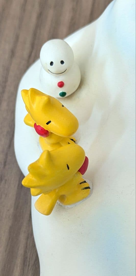 レア☆ SNOOPY スヌーピー クリスマスプレート 2001年　飾り台付