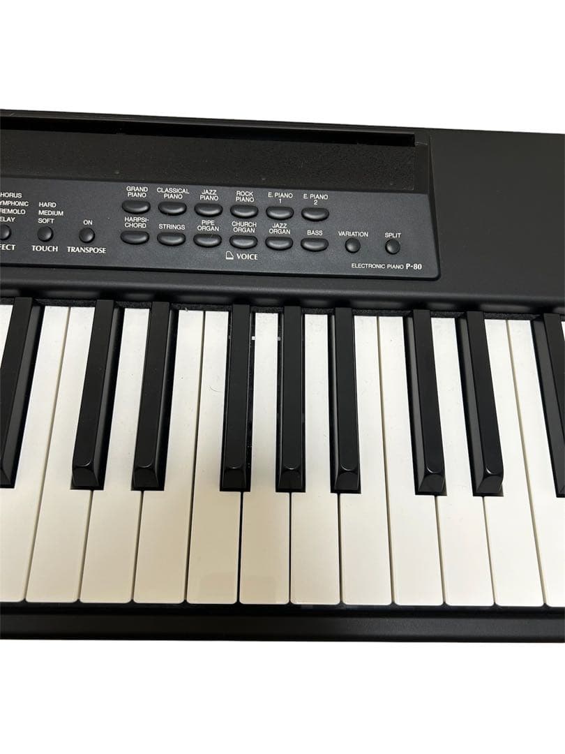 【通電・音出し確認済】YAMAHA P-80 電子ピアノ ジャンク品 外観良好