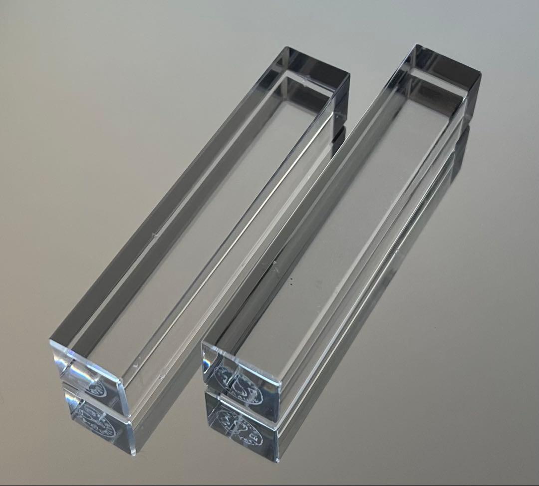 BACCARAT バカラ/ 2本　カトラリーレスト 箸置き ナイフレスト　B