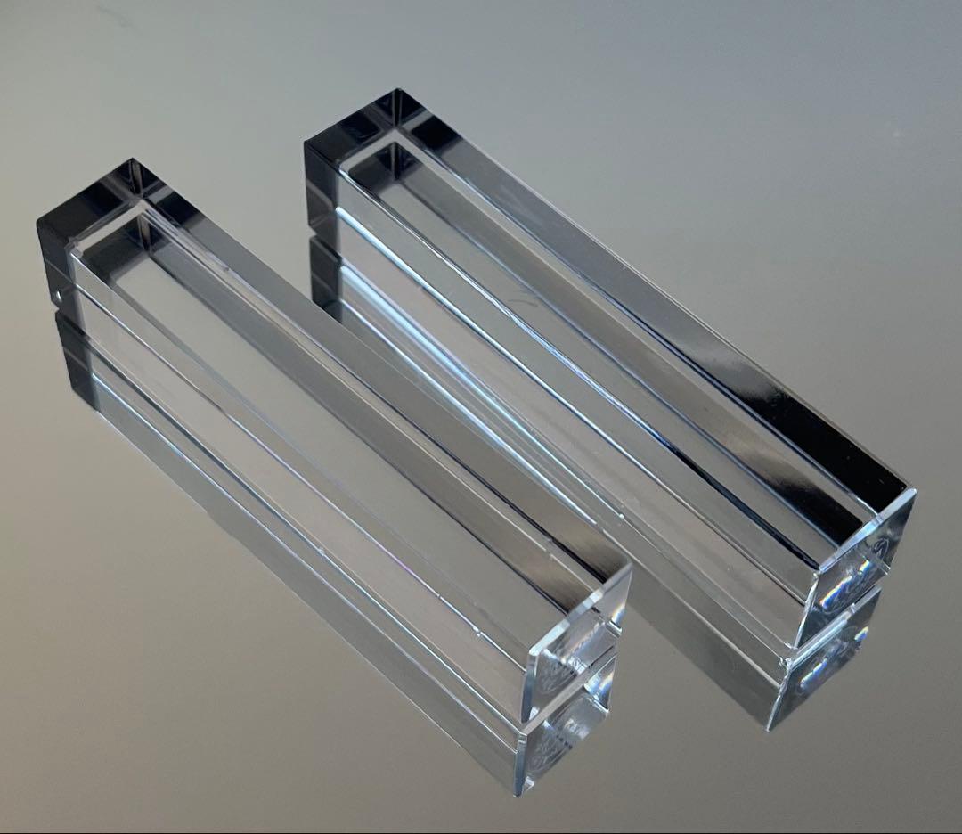 BACCARAT バカラ/ 2本　カトラリーレスト 箸置き ナイフレスト　B