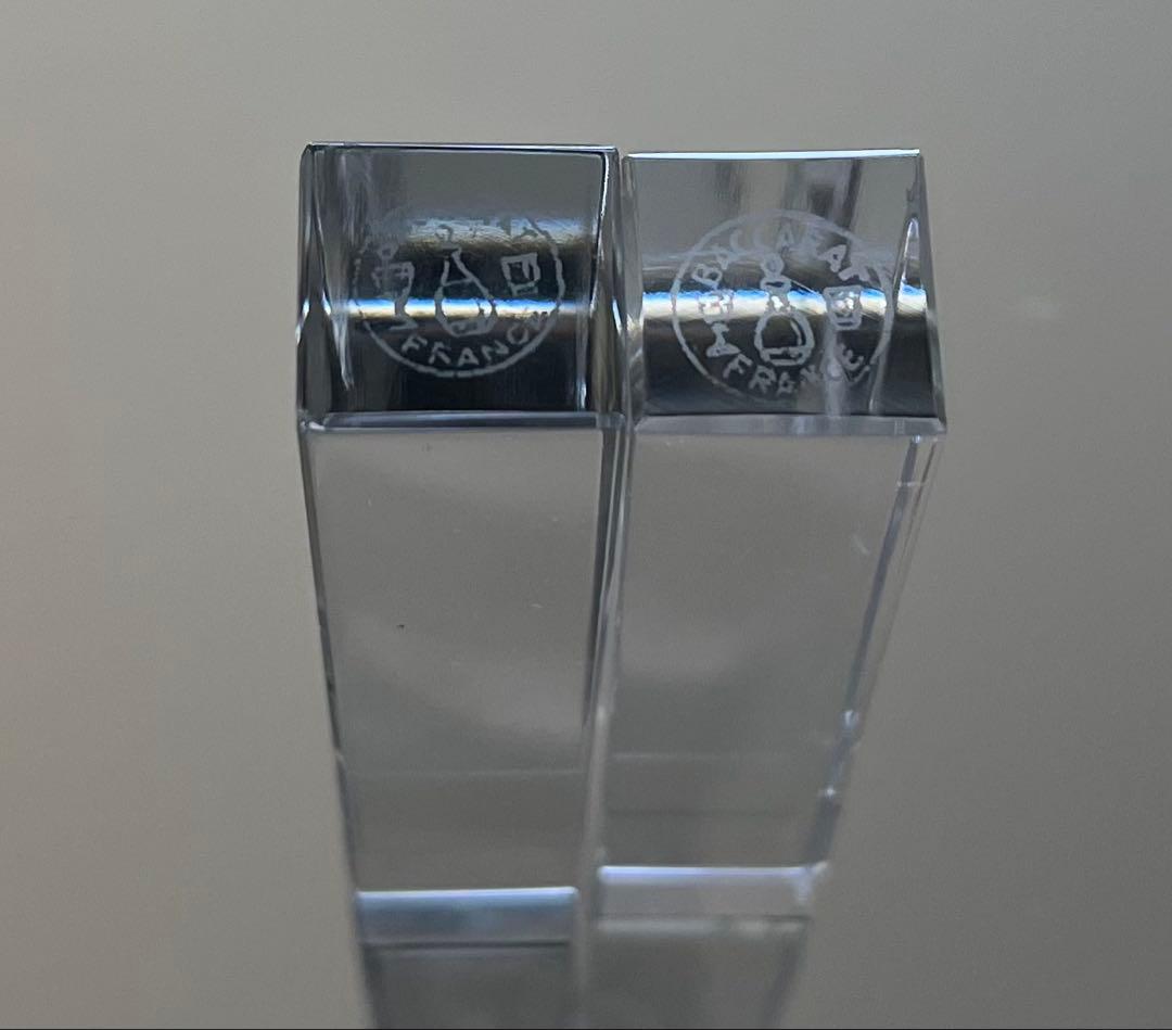 BACCARAT バカラ/ 2本　カトラリーレスト 箸置き ナイフレスト　B