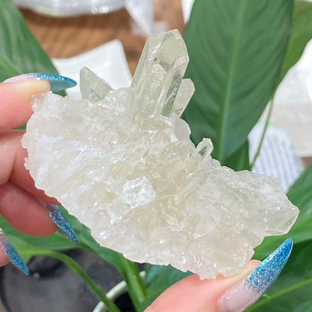 非加熱 天然無処理 シトリン 黄水晶 クラスター 原石 虹